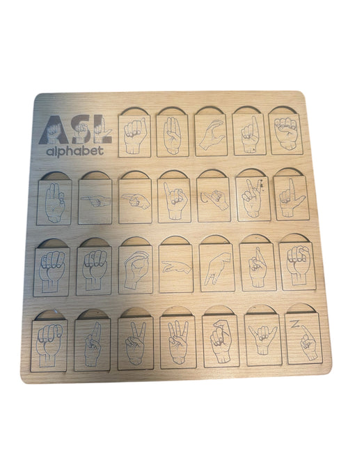 ASL Alphabet Puzzle